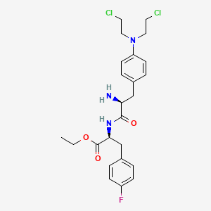 molecular formula C24H30Cl2FN3O3 B1676190 Melflufen CAS No. 380449-51-4