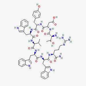 molecular formula C61H75N15O12 B1676195 Men 10208 CAS No. 129781-07-3