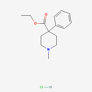 molecular formula C15H22ClNO2 B1676208 Meperidine hydrochloride CAS No. 50-13-5