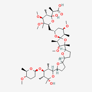 molecular formula C49H84O17 B1676211 Martinomycin CAS No. 160791-16-2