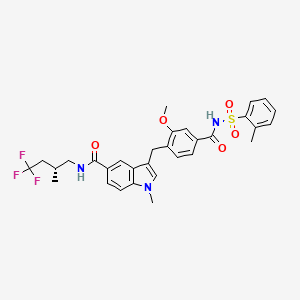 molecular formula C31H32F3N3O5S B1676212 Masilukast CAS No. 136564-68-6