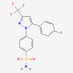 molecular formula C16H11F4N3O2S B1676219 马伐昔布 CAS No. 170569-88-7