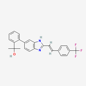 molecular formula C25H21F3N2O B1676220 Mavatrep CAS No. 956274-94-5