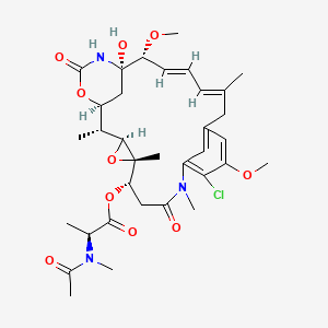 molecular formula C34H46ClN3O10 B1676224 Maytansine CAS No. 35846-53-8