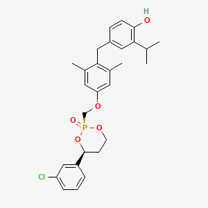 molecular formula C28H32ClO5P B1676235 MB-07811 CAS No. 852948-13-1