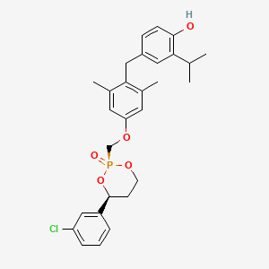 molecular formula C28H32ClO5P B1676235 Unii-3Z11398fnq CAS No. 852948-13-1