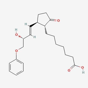 molecular formula C22H30O5 B1676239 Dpt-prostaglandin E1 CAS No. 80558-61-8