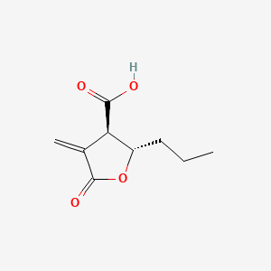 molecular formula C9H12O4 B1676240 Butyrolactone 3 CAS No. 778649-18-6