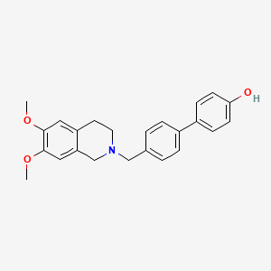 molecular formula C24H25NO3 B1676260 MC70 
