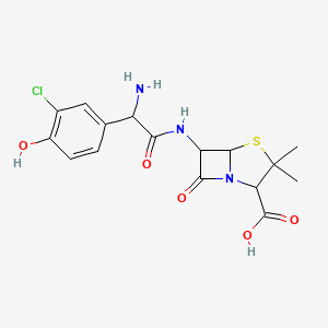 molecular formula C16H18ClN3O5S B1676264 m-Chloro-amoxicillin CAS No. 24593-54-2