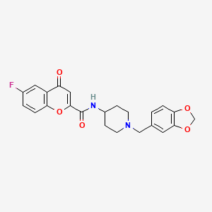 molecular formula C23H21FN2O5 B1676266 MCHr1 antagonist 2 CAS No. 863115-70-2