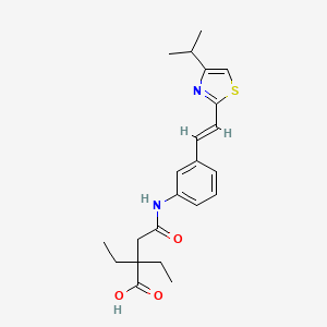 molecular formula C22H28N2O3S B1676270 MCI826 CAS No. 140646-80-6