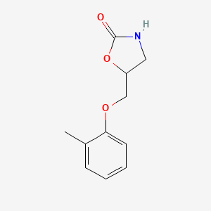 molecular formula C11H13NO3 B1676273 Mephenoxalone CAS No. 70-07-5