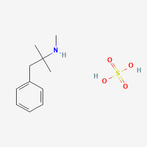 molecular formula C22H40N2O6S B1676274 Mephentermine sulfate dihydrate CAS No. 6190-60-9