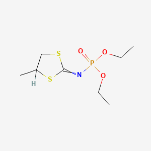 molecular formula C8H16NO3PS2 B1676276 甲磺酸磷酯 CAS No. 950-10-7