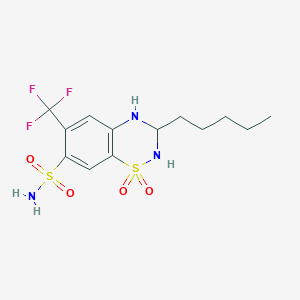 molecular formula C13H18F3N3O4S2 B167628 氟喷替扎 CAS No. 1766-91-2