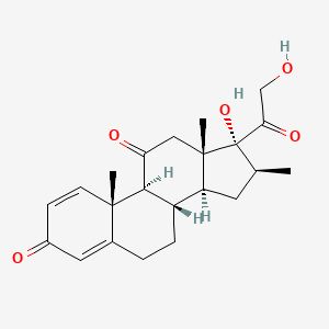 molecular formula C22H28O5 B1676281 Meprednisone CAS No. 1247-42-3