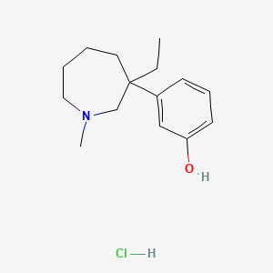molecular formula C15H24ClNO B1676286 Meptazinol hydrochloride CAS No. 59263-76-2