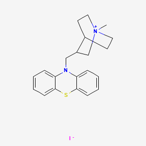 molecular formula C21H25IN2S B1676289 Mequitamium Iodide CAS No. 101396-42-3
