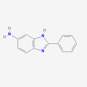 molecular formula C13H11N3 B167629 2-苯基-1H-苯并咪唑-5-胺 CAS No. 1767-25-5