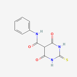 molecular formula C11H9N3O3S B1676292 Merbarone CAS No. 97534-21-9