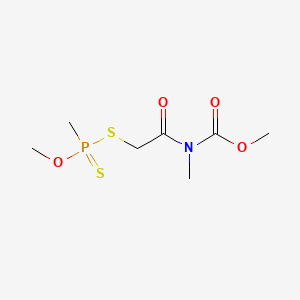molecular formula C7H14NO4PS2 B1676296 Mecarphon CAS No. 29173-31-7