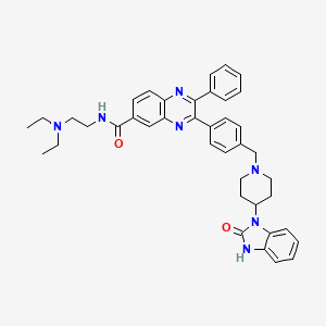 molecular formula C40H43N7O2 B1676297 Merck-22-6 CAS No. 612847-42-4