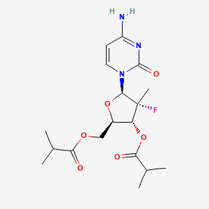 molecular formula C18H26FN3O6 B1676298 美利他滨 CAS No. 940908-79-2