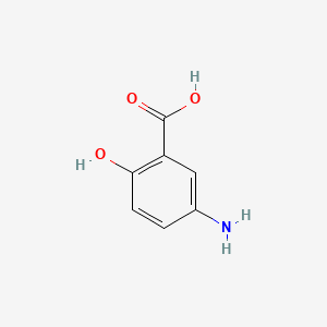 molecular formula C7H7NO3 B1676304 Mesalamine CAS No. 89-57-6