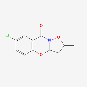 molecular formula C11H10ClNO3 B1676306 Meseclazone CAS No. 29053-27-8