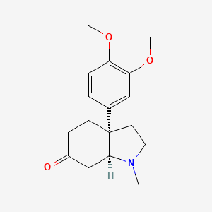 molecular formula C17H23NO3 B1676308 Mesembrine CAS No. 24880-43-1