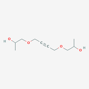 molecular formula C10H18O4 B167631 1-[4-(2-Hydroxypropoxy)but-2-ynoxy]propan-2-ol CAS No. 1606-87-7