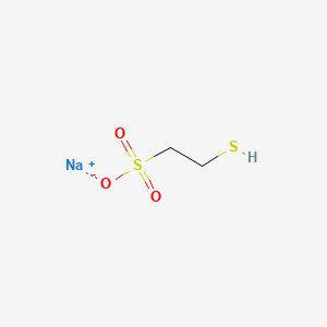 molecular formula C2H6NaO3S2+ B1676310 Mesna CAS No. 19767-45-4