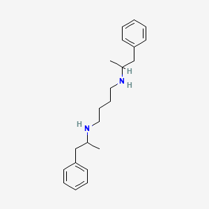 molecular formula C22H32N2 B1676313 1,4-Butanediamine, N,N'-bis(1-methyl-2-phenylethyl)- CAS No. 95285-11-3