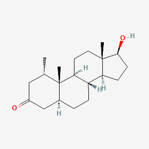 molecular formula C20H32O2 B1676316 Mesterolone CAS No. 1424-00-6