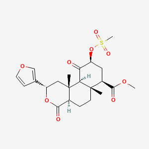 molecular formula C22H28O9S B1676318 Mesyl Salvinorin B 