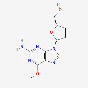 molecular formula C11H15N5O3 B1676319 Metacavir CAS No. 120503-45-9