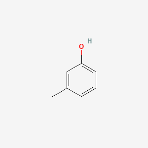 molecular formula C7H8O<br>CH3C6H4OH<br>C7H8O B1676322 Metacresol CAS No. 108-39-4