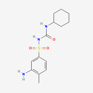 molecular formula C14H21N3O3S B1676324 Metahexamide CAS No. 565-33-3