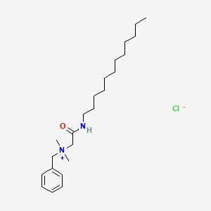 molecular formula C23H41ClN2O B1676326 Metalkonium chloride CAS No. 100-95-8