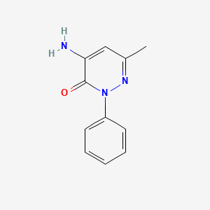 molecular formula C11H11N3O B1676328 Metamfazone CAS No. 54063-49-9