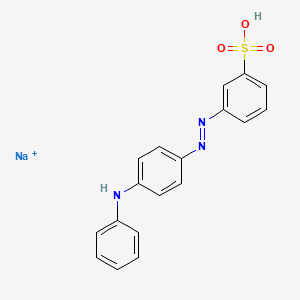 molecular formula C18H15N3NaO3S+ B1676332 Metanil yellow CAS No. 587-98-4