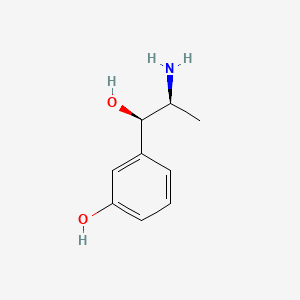 molecular formula C9H13NO2 B1676334 Metaraminol CAS No. 54-49-9