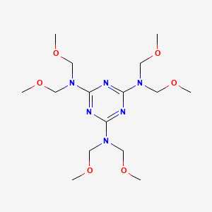 molecular formula C15H30N6O6 B1676339 Hexamethoxymethylmelamine CAS No. 3089-11-0
