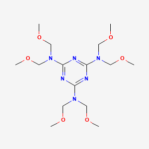 molecular formula C15H30N6O6 B1676339 Hexa(methoxymethyl)melamine CAS No. 3089-11-0
