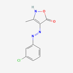 molecular formula C10H8ClN3O2 B1676341 Metazoxolon CAS No. 5707-73-3