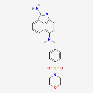 molecular formula C23H24N4O3S B1676346 Metesind CAS No. 138384-68-6