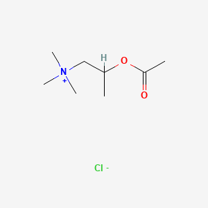 molecular formula C8H18ClNO2 B1676351 Methacholine Chloride CAS No. 62-51-1