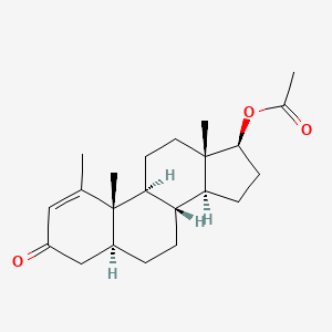 molecular formula C22H32O3 B1676380 Methenolone acetate CAS No. 434-05-9