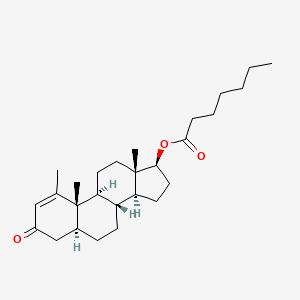 molecular formula C27H42O3 B1676381 Methenolone enanthate CAS No. 303-42-4